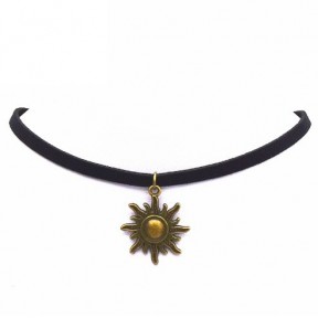 Чокер с эмблемой солнца / Sun choker necklace